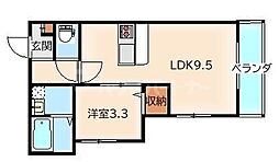間取図画像 1LDK