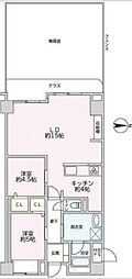 フェリス鷺沼 3LDKの間取図画像