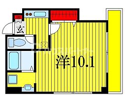 ソレイユ津田沼 1Kの間取図画像