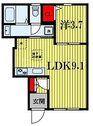 リーブルファイン船橋芝山 1階/-