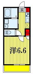 Good Residence新検見川 1Kの間取図画像
