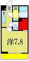 リブリ・ミニヨン 1Kの間取図画像