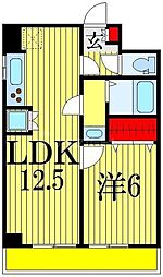 PINESEATSUDANUMA 1LDKの間取図画像