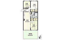 間取図画像 3LDK