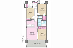 レーベンハイム鎌倉マナーハウス 3LDKの間取図画像