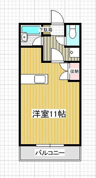 エレガンス天満 101｜宮崎県宮崎市天満町3丁目(賃貸アパート1R・1階・31.00㎡)の写真 その2