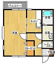 清水ハイツ 203 ｜ 宮崎県宮崎市城ヶ崎2丁目（賃貸アパート1K・2階・24.64㎡） その2