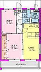 Luke Garden(ルークガーデン) 2LDKの間取図画像