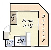 グリンパレス  ｜ 大阪府大阪市港区弁天5丁目（賃貸マンション1R・5階・20.37㎡） その2