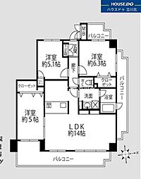間取図画像 3LDK