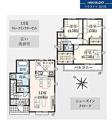 昭島市緑町2丁目 全2棟2号棟 新築分譲住宅