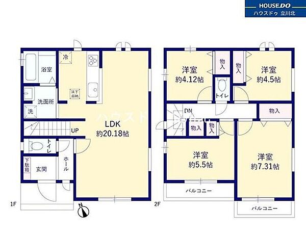 間取りを拡大表示