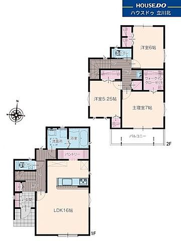 間取り 立川市富士見町3丁目13-4