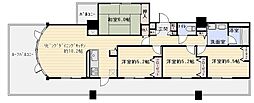 ライオンズテラス調布 4LDKの間取図画像