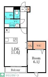 (仮称)戸田市笹目4丁目計画 1LDKの間取図画像