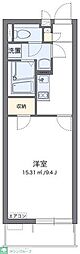 クレイノシャンティ浦和 1Kの間取図画像