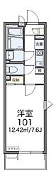 レオネクスト大宮EAST 1Kの間取図画像