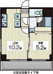 CourtLane 1LDKの間取図画像