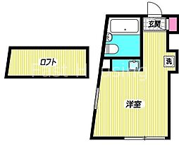 DRホームズ都立家政 ワンルームの間取図画像