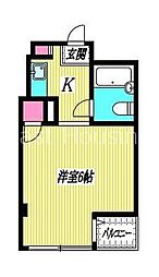 ドルフ高円寺南 1Kの間取図画像