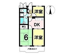 間取図画像 3DK
