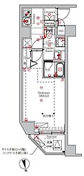 ヴォーガコルテ狛江 1Kの間取図画像