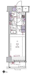 GALICIA中野富士見町 1Kの間取図画像