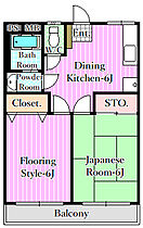 ラウンドエイト第1 703 ｜ 東京都江戸川区谷河内2丁目4-7（賃貸マンション2DK・7階・45.00㎡） その2