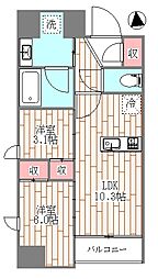 ソルティア府中宮町 2LDKの間取図画像