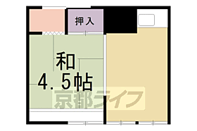 京都府京都市左京区田中春菜町（賃貸アパート1K・2階・16.39㎡） その2