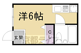 京都府京都市左京区上高野東山（賃貸アパート1R・地下1階・21.42㎡） その2