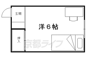 京都府京都市左京区北白川西平井町（賃貸アパート1R・2階・16.00㎡） その2