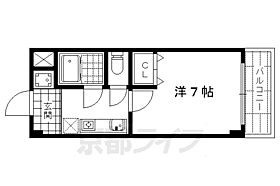 サンハイツ大新 412 ｜ 京都府京都市北区大北山原谷乾町（賃貸マンション1K・4階・20.50㎡） その2