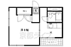 ヴィラ宇野2階3.3万円