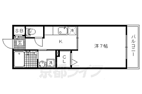 トムズ　ヴィラデスト 302 ｜ 京都府京都市北区西賀茂蟹ケ坂町（賃貸マンション1K・3階・26.16㎡） その2