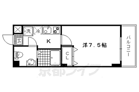 フラッティ円町北 508 ｜ 京都府京都市中京区西ノ京中保町（賃貸マンション1K・5階・22.95㎡） その2