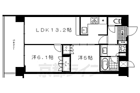 京都府京都市左京区聖護院山王町（賃貸マンション2LDK・5階・55.00㎡） その2