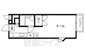 ハイツグリンカ 207 ｜ 京都府京都市北区紫野今宮町（賃貸アパート1K・2階・21.53㎡） その2