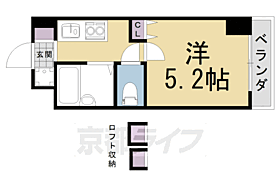 京都府京都市左京区田中西高原町（賃貸マンション1K・1階・17.50㎡） その2