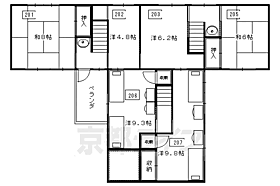 京都府京都市左京区南禅寺北ノ坊町（賃貸アパート1R・2階・11.18㎡） その1