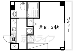 京福電気鉄道北野線 北野白梅町駅 徒歩7分 1階/-