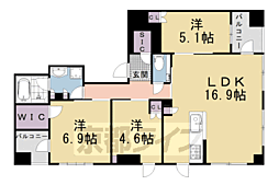 プラウド京都二条城 2階/201
