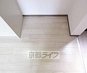 冷蔵庫も置けるスペースがあります