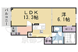 ベラーノ II 1LDKの間取図画像