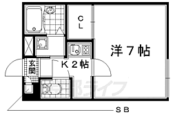 レオパレスＫＳ蔭山 2階/203