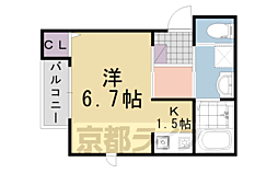 シャインメゾン長岡京 2階/202