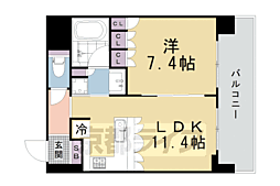 リーガル京都御所西V 4階/404