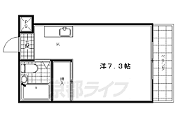 ロードアベニュー 1Kの間取図画像