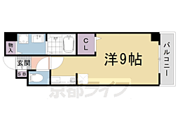 リフティ西塩小路 ワンルームの間取図画像