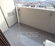 奥行きのあるベランダです。